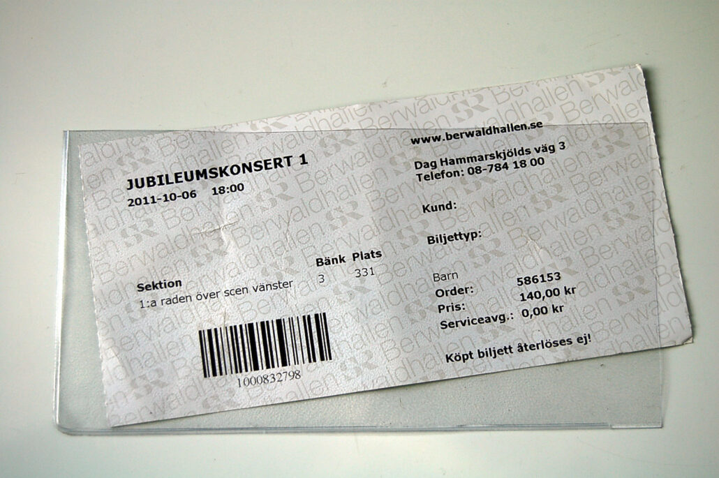 Biljettficka