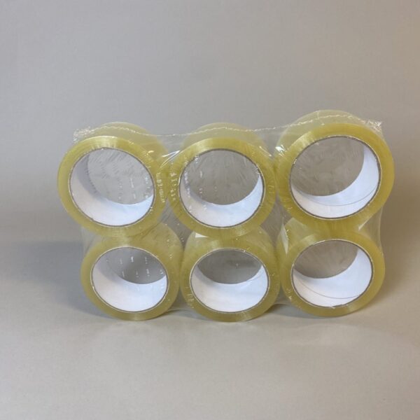 Packtejp PVC 50mmx66m transparent