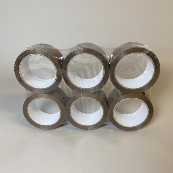 Packtejp PVC 50mmx66m Brun