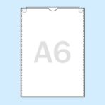 Plastficka A6 PP