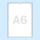 Plastficka A6 PP