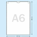 Plastficka A6 PP 100-pack - Bild 4
