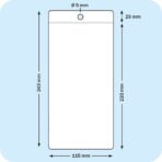Prislappsficka möbelficka 1/3 A4 100-pack - Bild 3