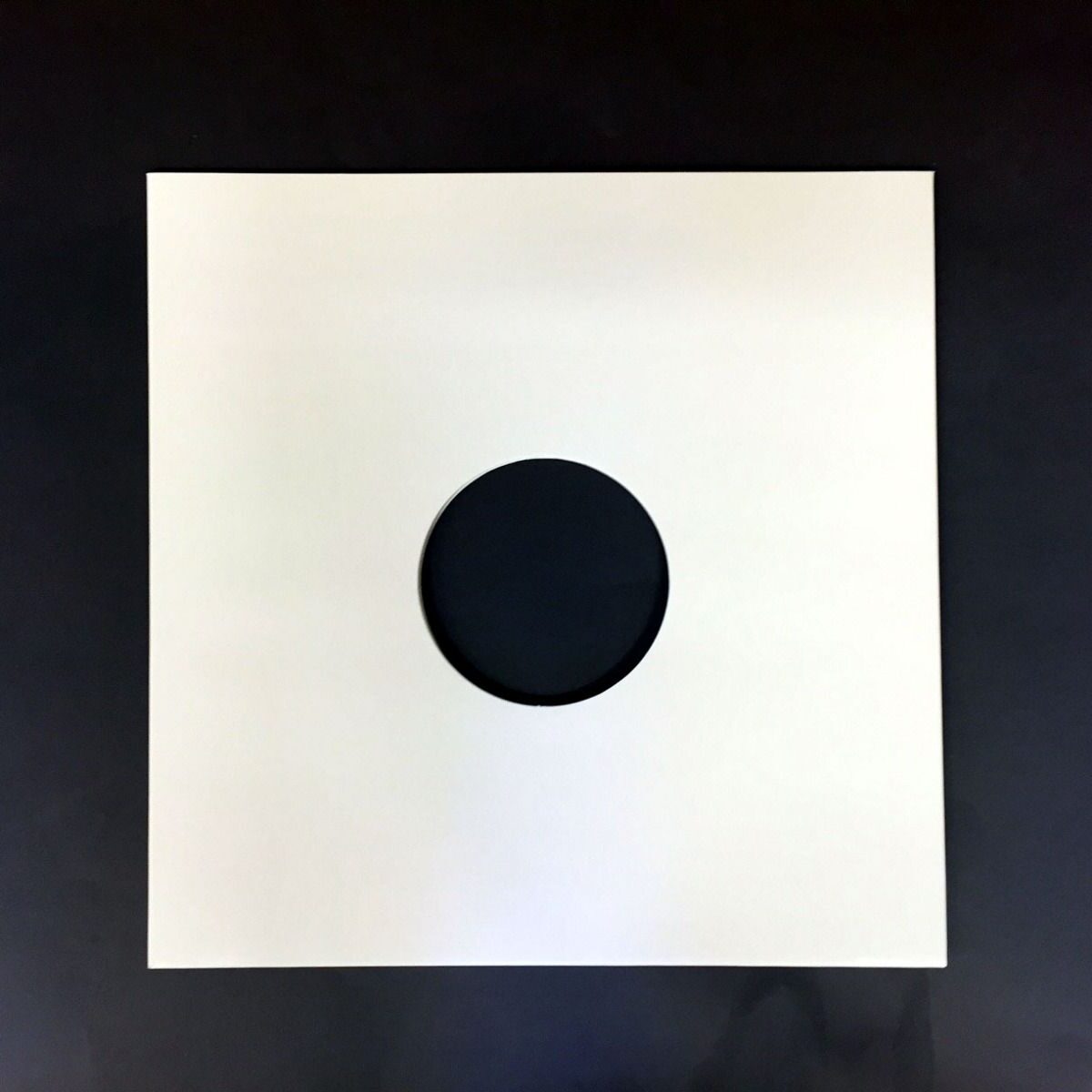 LP-fodral vit kartong