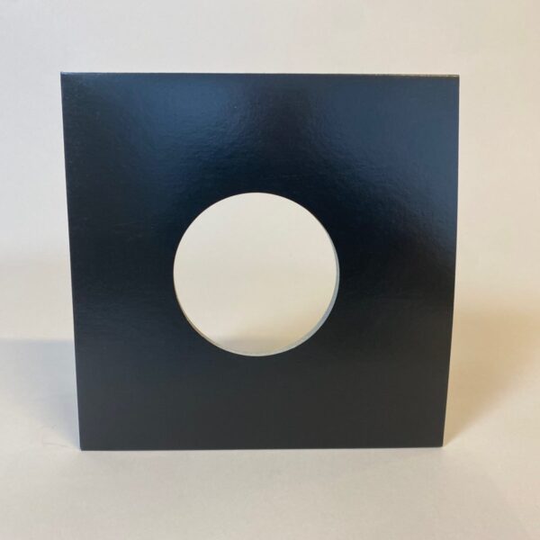 Singelfodral 7-tum kartong svart