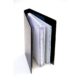 Visitkortspärm 200mm svart 2-pack