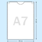 Plastficka A7 PP