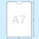 Plastficka A7 PP