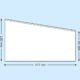 Självhäftande plastficka 217x130/95mm