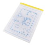 Vattentät plastficka A0 zip-förslutning 5-pack - Bild 7