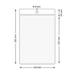 Prislappsficka möbelficka A6 stående 100-pack - Bild 3