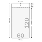 Plastficka energimärkning 60x120mm 100-pack - Bild 5