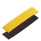 Magnetisk etikett skrivbar gul 100-pack