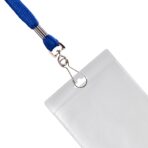 Namnskylt A7 stående med lanyard blå 100-pack - Bild 2